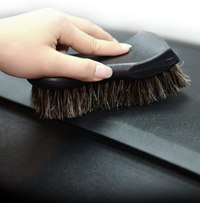 Leather Cleaner Interior - Oryginalna szczotka czyszcząca z końskiego włosia